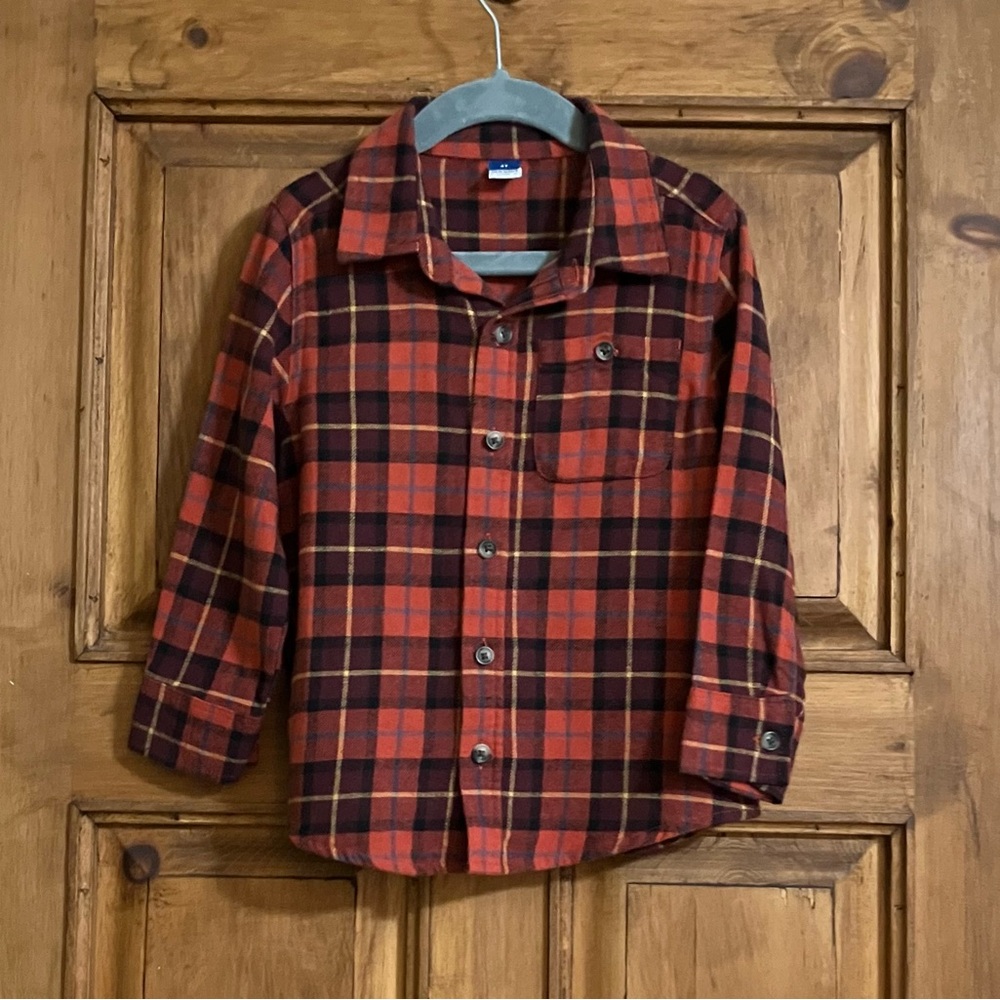 Toddler Plaid Button Up Shirt